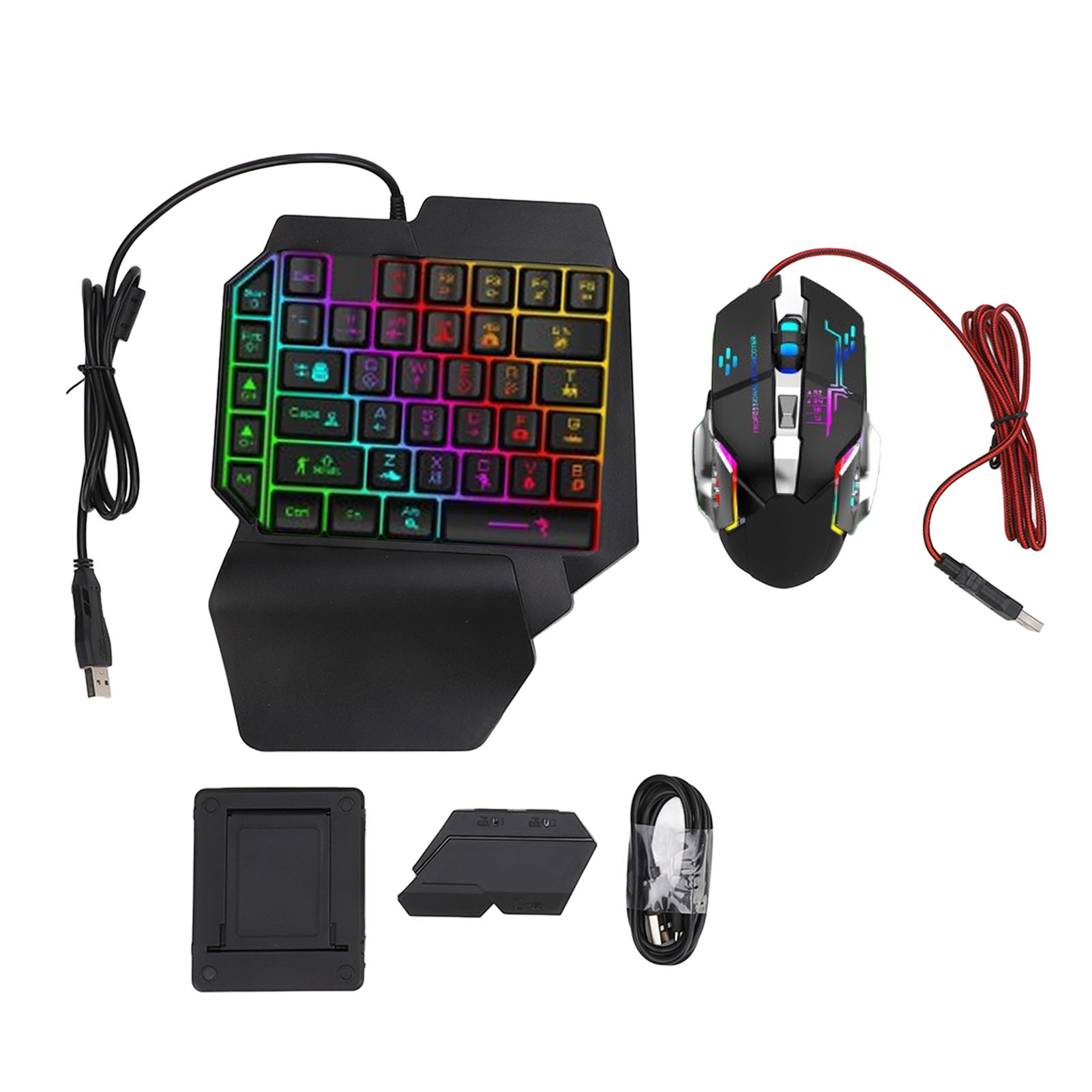 Gaming Keyboard Mouse Set - Keyboard Mouse Converter Set Responsive Single
