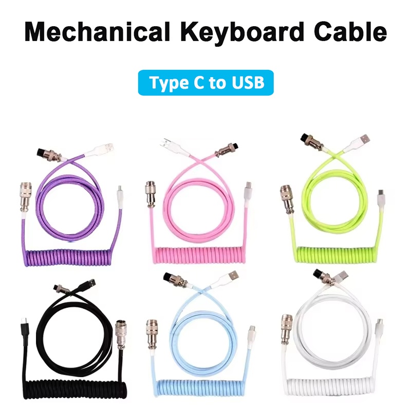 Mechanical Keyboard Coiled Cab - огляд і ціна Gaming Keyboard Types
