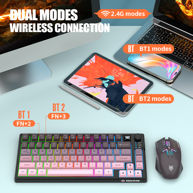 Dual-Mode 2.4G Bluetooth Wirel - огляд і ціна Gaming Keyboard Bluetooth