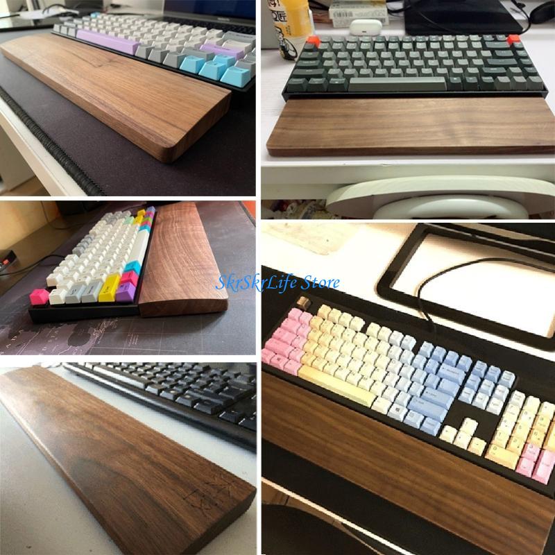 E65E Wooden Mechanical Keyboar - огляд і ціна Wrist Rest Wood
