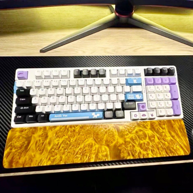 Natural Solid Wood Keyboard Pl - огляд і ціна Wrist Rest Wood