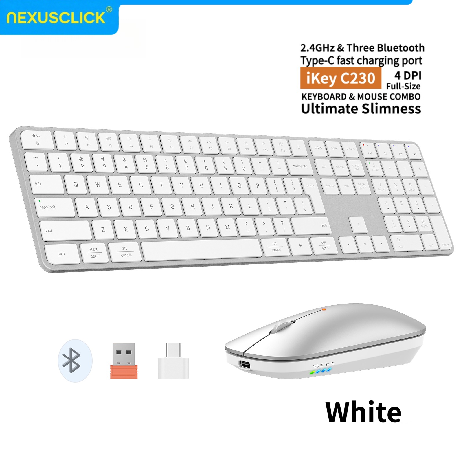 NexusClick Rechargeable Wirele - огляд і ціна Gaming Keyboard That Is Quiet