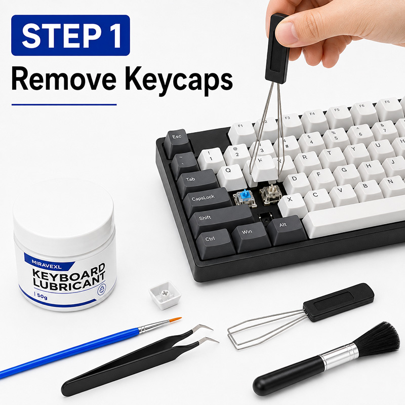 MIRAVEXL Keyboard Lube Kit 50g - огляд і ціна Gaming Keyboard That Is Quiet