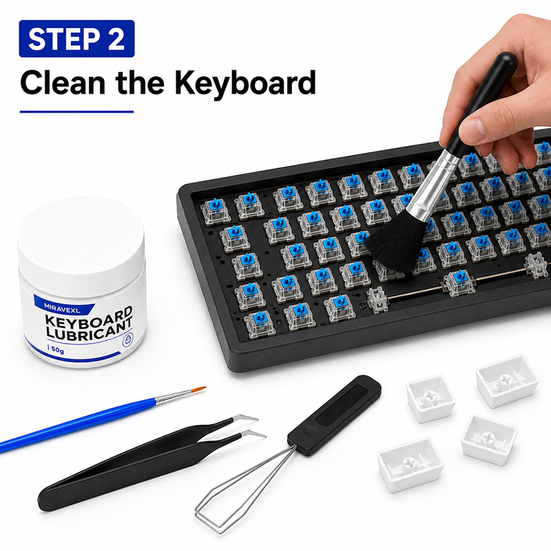 MIRAVEXL Keyboard Lube Kit 50g - огляд і ціна Gaming Keyboard That Is Quiet