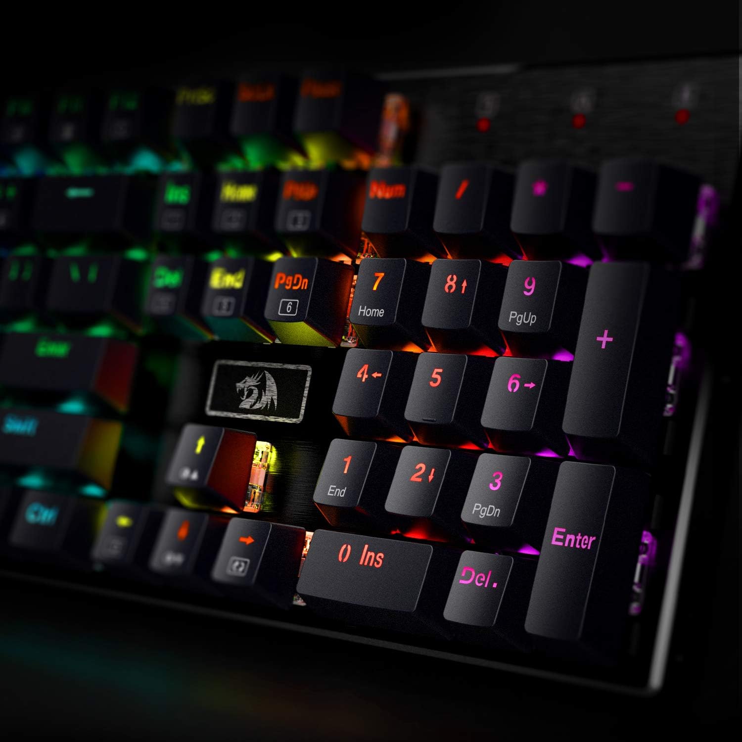 Redragon K556 RGB LED Backlit  - огляд і ціна Gaming Keyboard No Noise