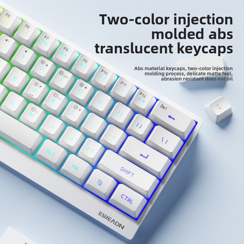 61 keys wireless Mini keyboard - огляд і ціна Gaming Keyboard No Noise