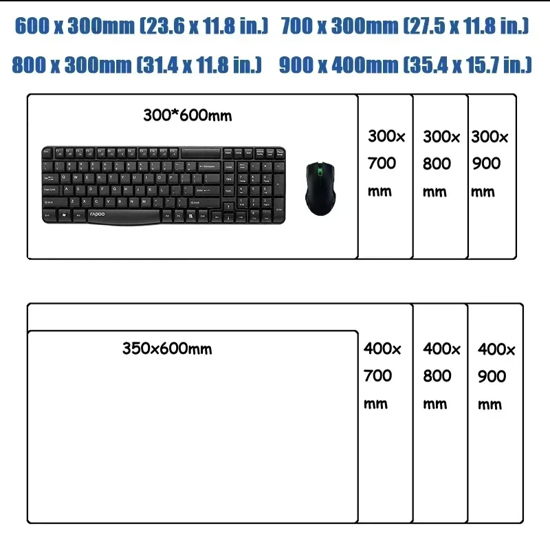 Custom Print Mouse Pad Diy Lar - огляд і ціна Gaming Keyboard And Mouse