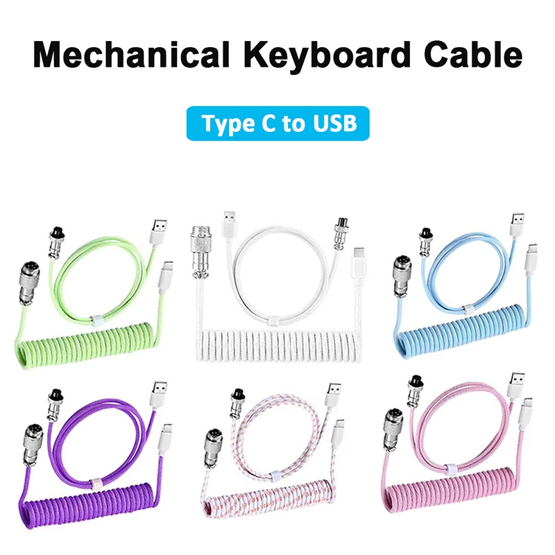 Mechanical Keyboard Coiled Cab - огляд і ціна Gaming Keyboard Types