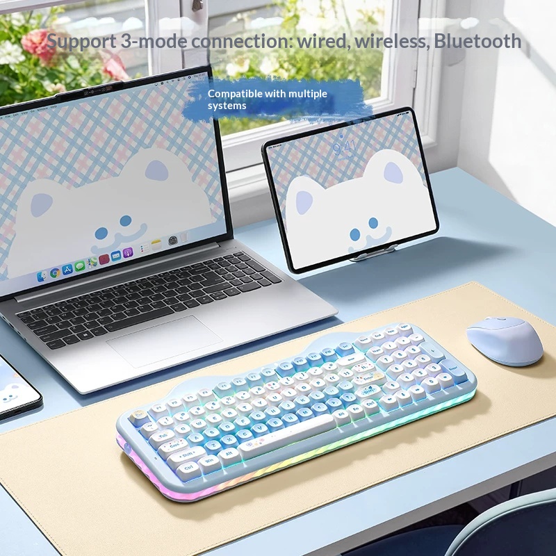 YUNZII C98 Keyboard Tri-mode Q - огляд і ціна Gaming Keyboard That Is Quiet