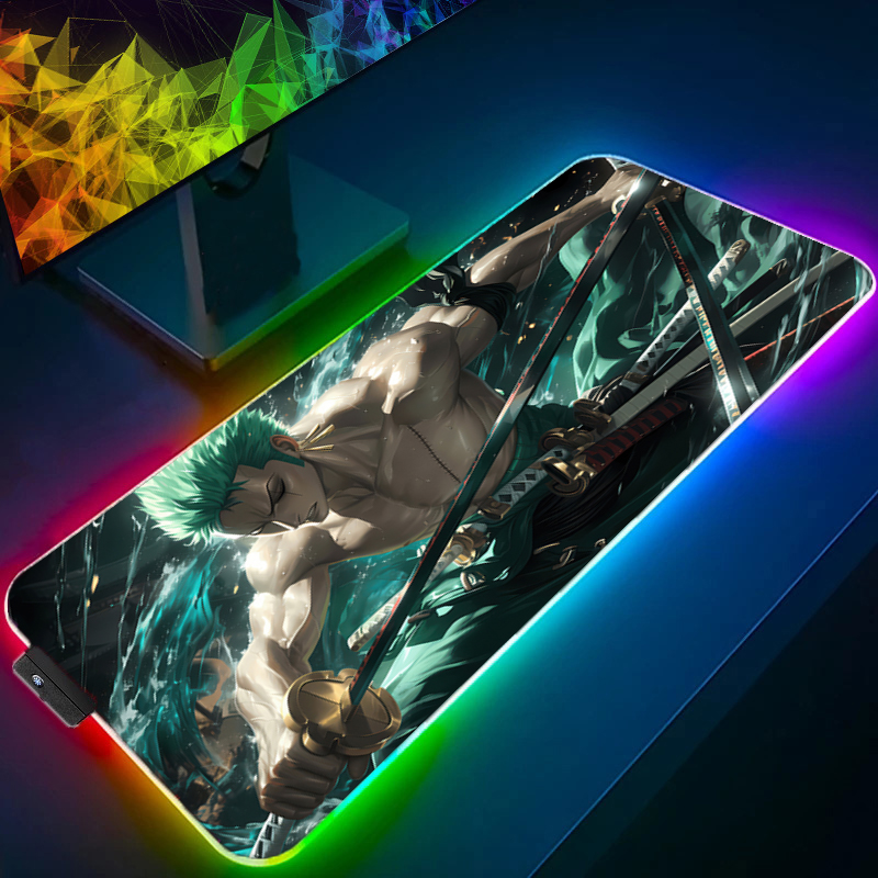 ONE PIECE Zoro Mouse Pad RGB G - огляд і ціна Gaming Keyboard Nearby