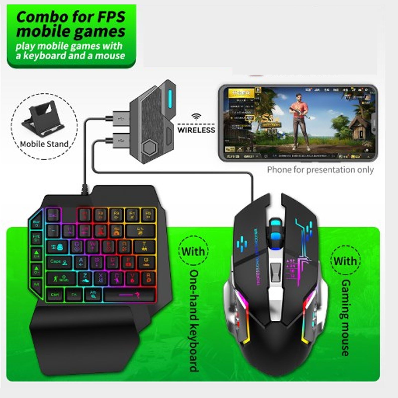 Keyboard Mouse Converter Set R - огляд і ціна Gaming Keyboard Mouse Set