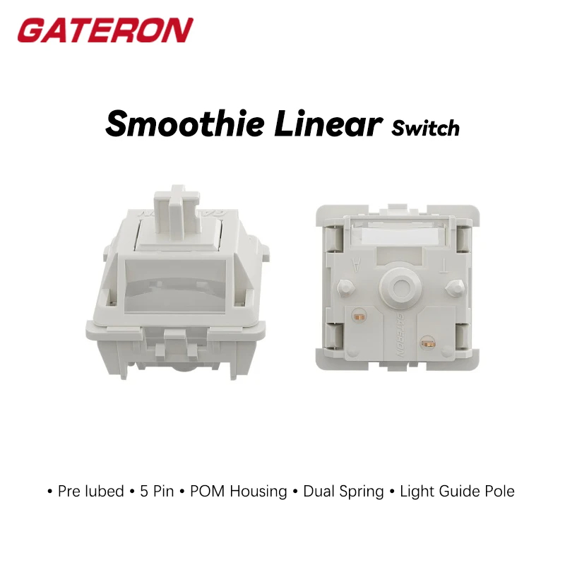 Gateron Smoothie Switch Linear - огляд і ціна Keyboard Lube Kit
