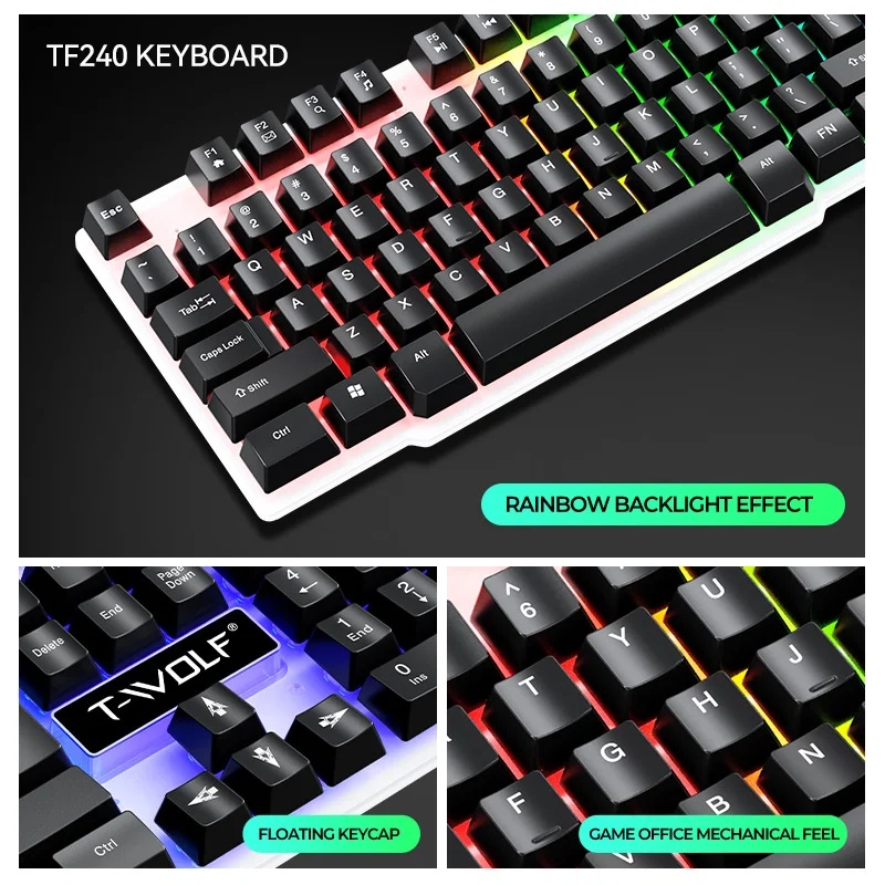 NEW USB Keyboard And Mouse Gam - огляд і ціна Gaming Keyboard Mouse Set