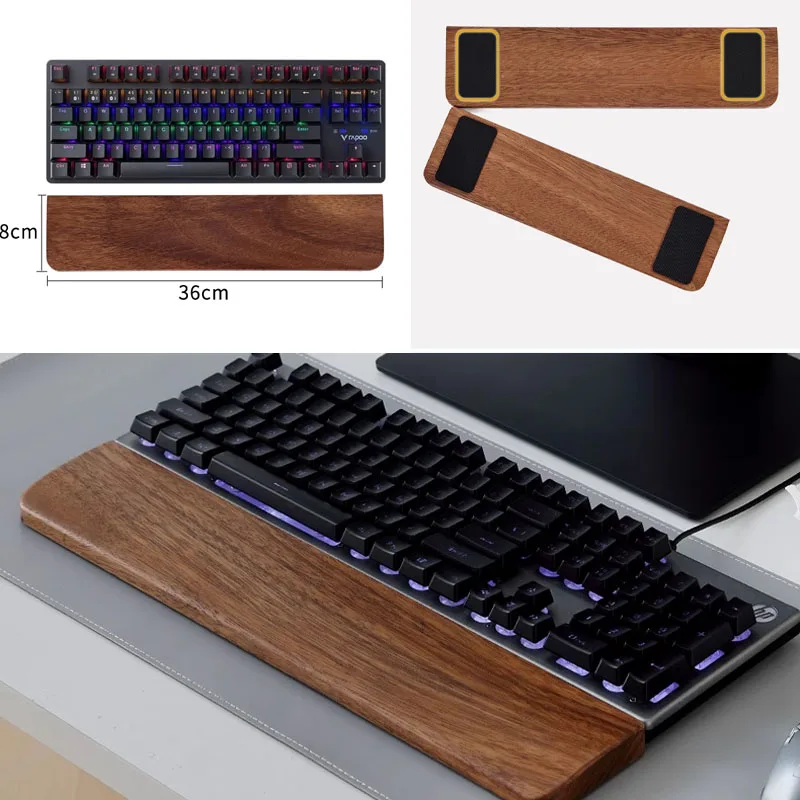 Solid Wood Keyboard Palm Rest  - огляд і ціна Gaming Keyboard And Mouse Combo