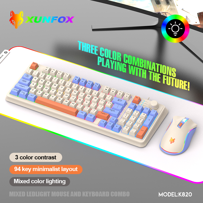 K820 USB Wired Game Keyboard M - огляд і ціна Gaming Keyboard Mouse And Headset Combo