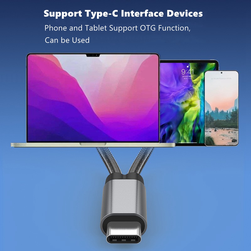 Audio 1 to 2  Type-C to USB OT - огляд і ціна Gaming Keyboard Types